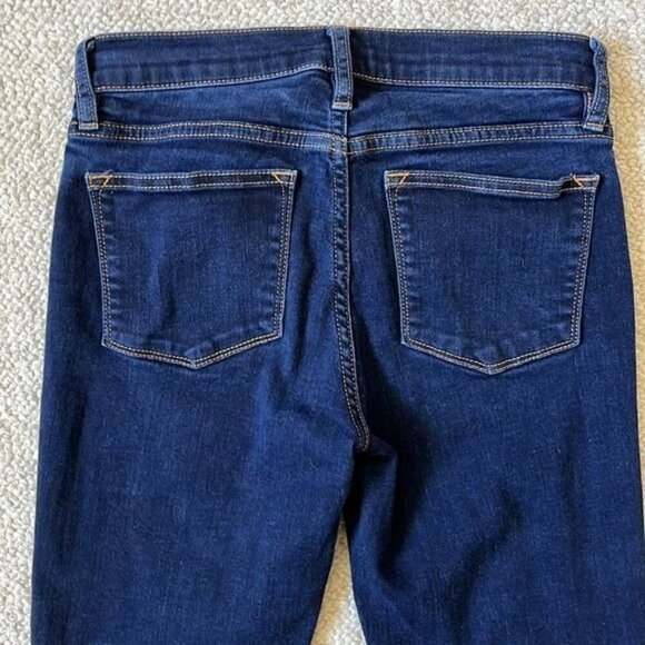 J. Crew Mercantile Skinny Dark Wash Jeans Women 26W x 28L Denim Casual Classic - Picture 4 of 12